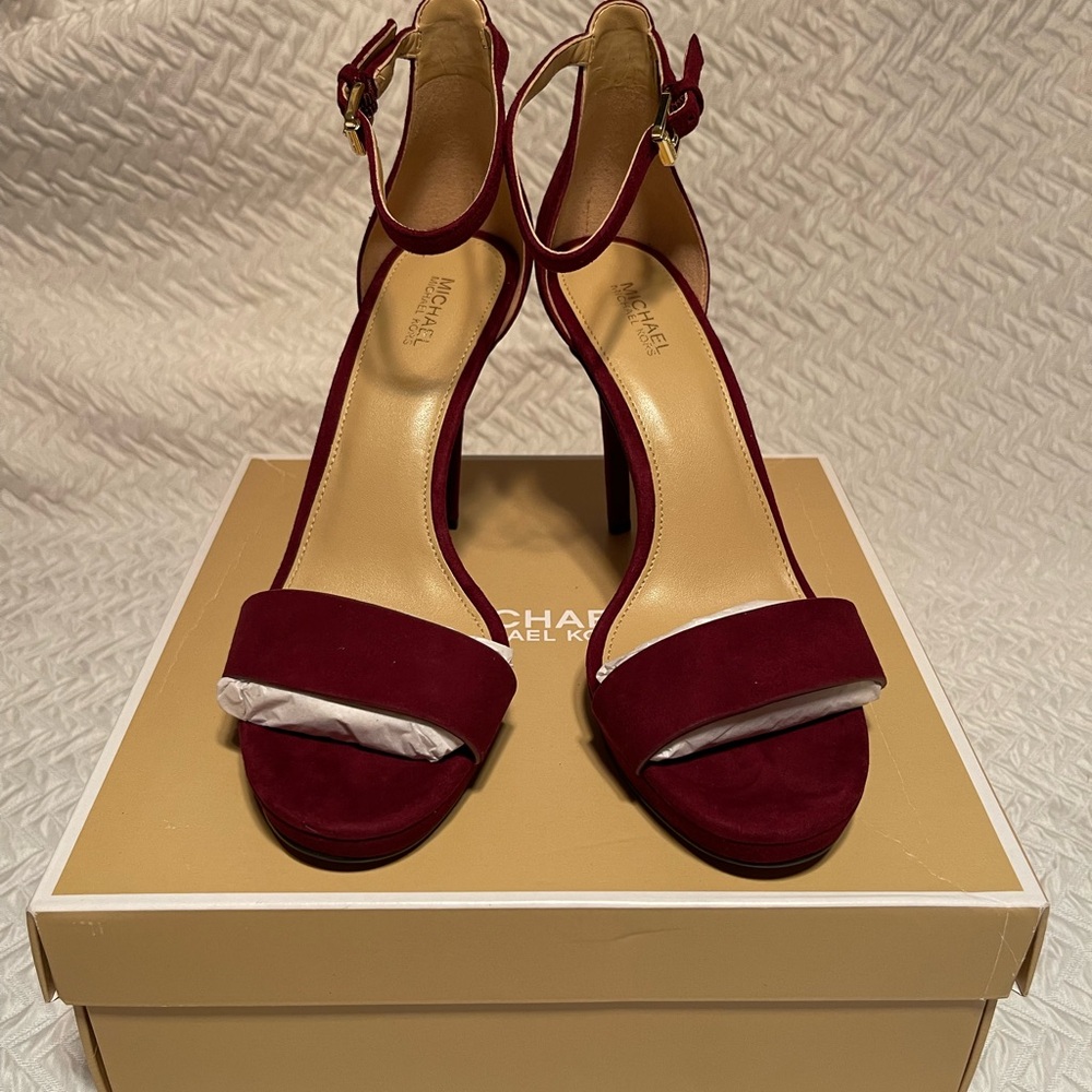 Michael Kors Women's Burgundy Heels